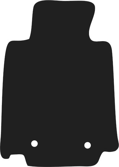 Nylon Driver Mat Nissan 370Z Coupe Roadster 2009-2020 Rubberized Driver Mat