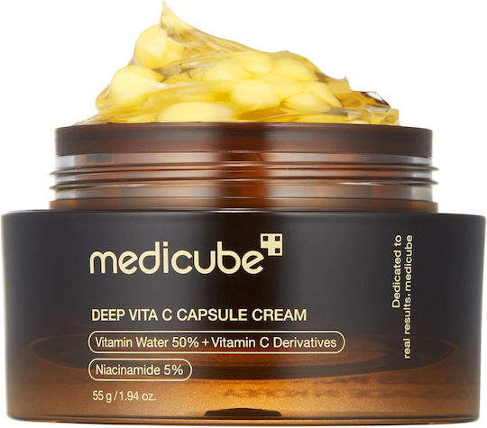 Medicube Deep Vita C Capsule Cremă Hidratantă de Față cu Vitamina C și Niacinamidă 55gr