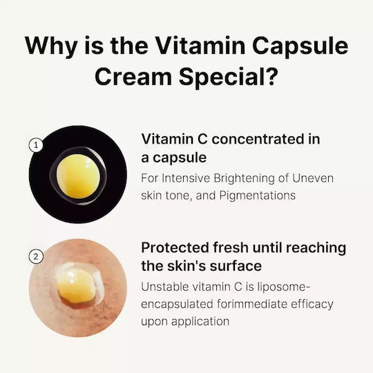 Medicube Deep Vita C Capsule Cremă Hidratantă de Față cu Vitamina C și Niacinamidă 55gr