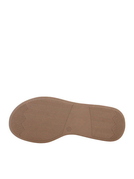 Women's Synthetic Leather Platform Shoes Brown