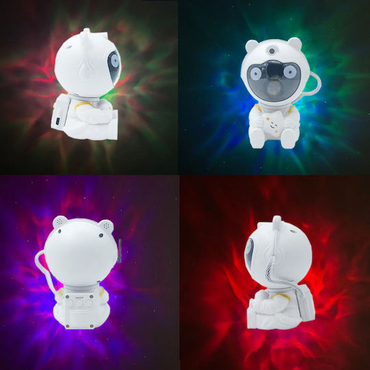 Led Rotating Kids Projector Lamp Night Astronaut with Star Projection