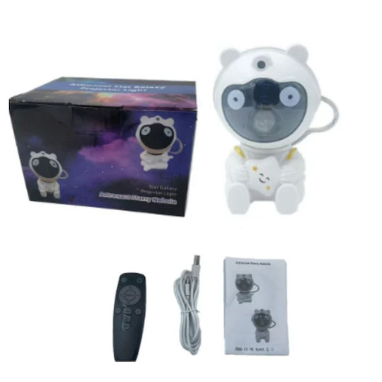 Led Rotating Kids Projector Lamp Night Astronaut with Star Projection