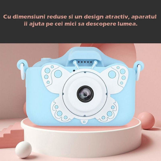 Butterfly Kinderkamera 20MP Blau