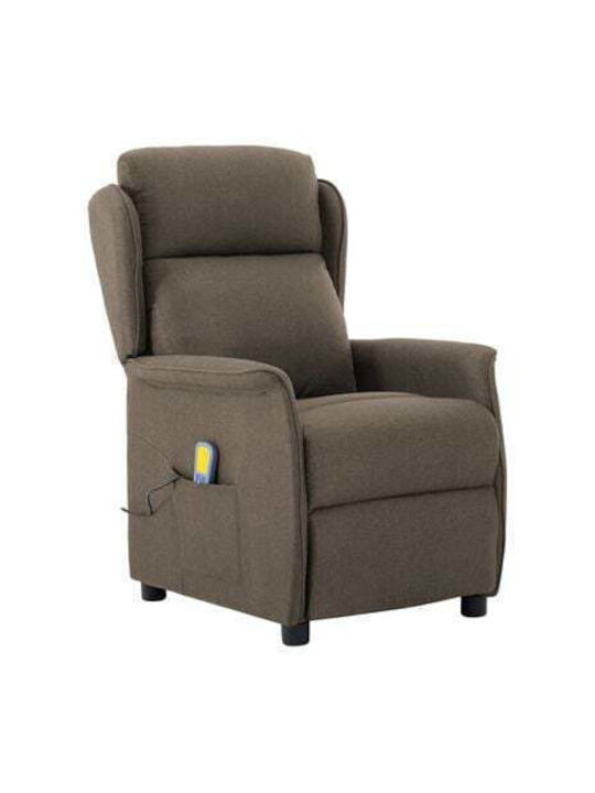 Relax Massage Armchair Ecru 93.5x67.5x101.5cm