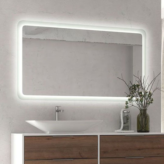 Karag Adel Правоъгълена Банско Огледало LED 140x80см