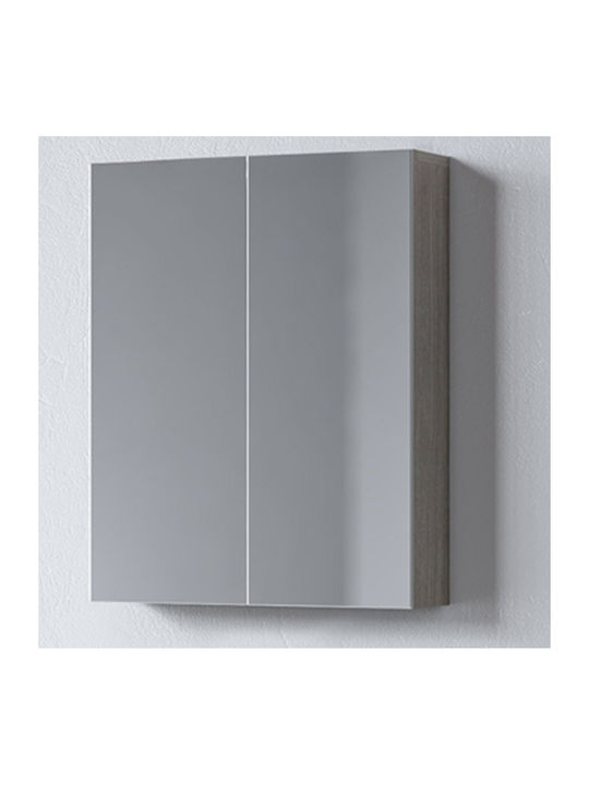 Martin Siena New 55 Oglindă de Baie Dreptunghiulară cu Dulap 52x65cm Harmony