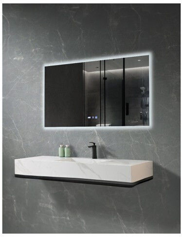 Sparke Rectangular Bathroom Mirror Led 80x50cm