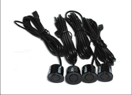 ACP Car Parking System Back with Screen / Buzzer and 4 Sensors 24mm in Black Color
