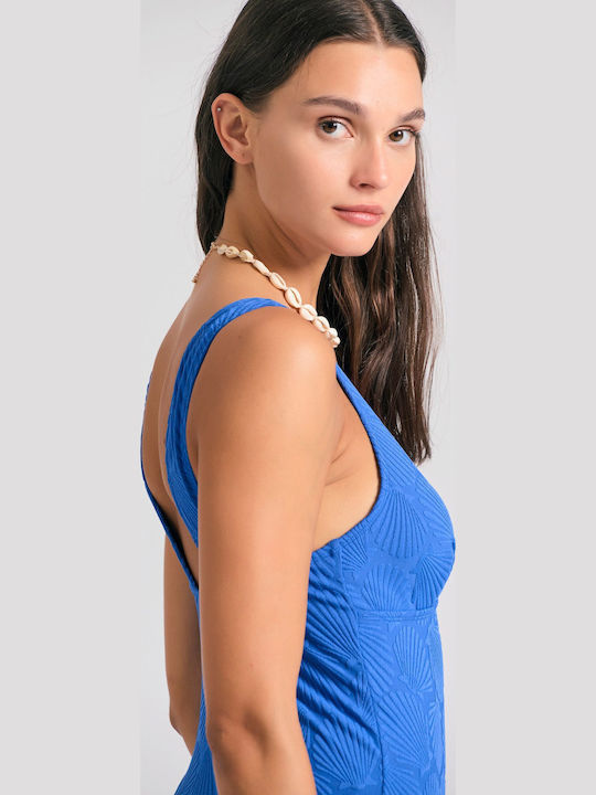 One-Piece Swimsuit Blue
