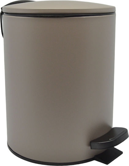 Ankor Inox Σετ Πιγκάλ και Καλαθάκι Μπάνιου Soft Close 5lt Μπεζ Ankor Inox Σετ Πιγκάλ και Καλαθάκι Μπάνιου Soft Close 5lt Μπεζ