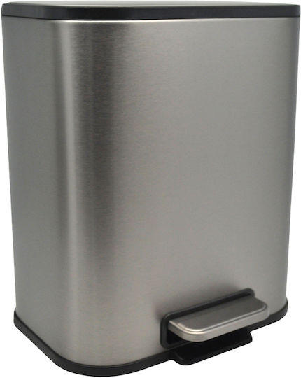 Ankor Inox Σετ Πιγκάλ και Καλαθάκι Μπάνιου Soft Close 5lt Inox Finger Print Proof Ankor Inox Σετ Πιγκάλ και Καλαθάκι Μπάνιου Soft Close 5lt Inox Finger Print Proof