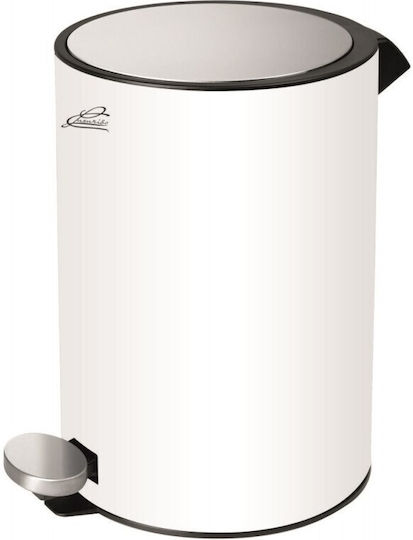 Inter Ceramic Keramik Badezimmer Mülleimer 5Es Weiß