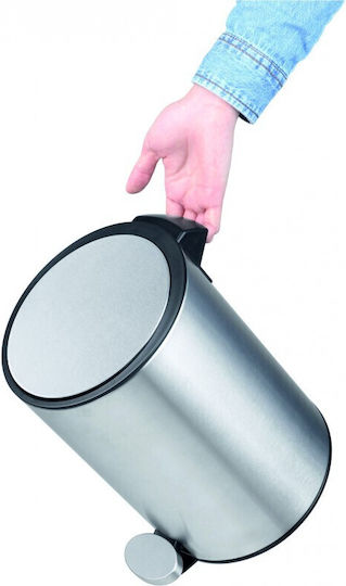 Inter Ceramic Κεραμικό Καλαθάκι Μπάνιου 5lt Λευκό