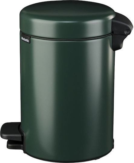 Brabantia Bin Newicon Μεταλλικό Καλαθάκι Μπάνιου 3lt Pine Green