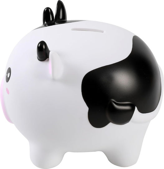 I-Total Children's Money Box Plastic White 18x15x16cm