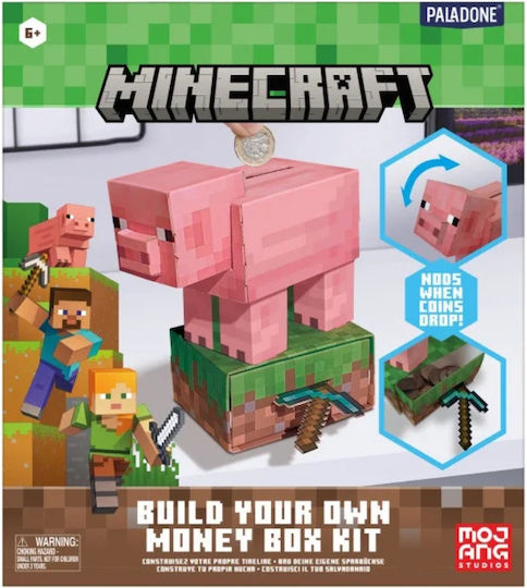 Minecraft Pig Money Box Kit