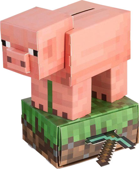 Minecraft Pig Money Box Kit