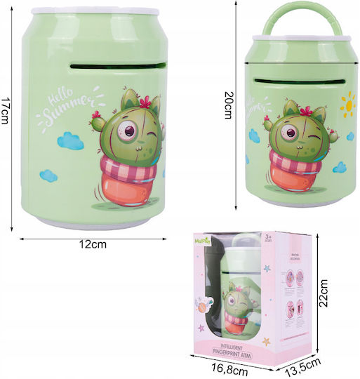 MalPlay Copil Cutiuta de bani Plastic Verde 111630