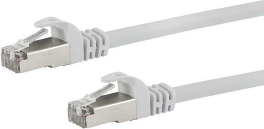 Schwaiger S/FTP Cat.6 (Gigabit) Καλώδιο Δικτύου Ethernet 10m Λευκό