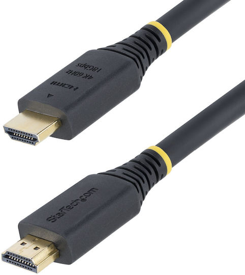 StarTech HDMI 2.0 Premium High Speed 4K 60Hz HDR Cable HDMI male - HDMI male 7m Μαύρο