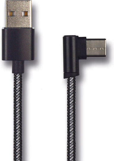 2GO USB 2.0 Kabel USB-C männlich - USB-C Schwarz 1m (795849)