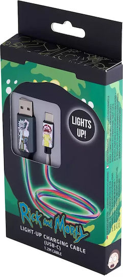 Lazerbuilt USB 2.0 Kabel USB-C männlich - USB-A 10W Mehrfarbig 1.2m