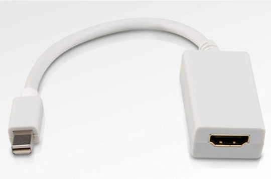 Roline 12.03.3129 Konverter Mini-DisplayPort männlich zu HDMI weiblich Weiß 1Stück