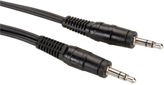 Roline 3.5mm Jack Cable Male - 3.5mm Jack Male Black 1m