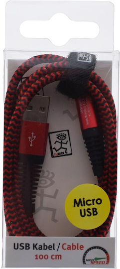 2GO Regular USB 2.0 to micro USB Cable 1m (795945) 1τμχ