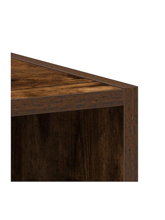 Wand Wohnzimmer Vitrine aus Spanplatte mit Glas Coffee 40x29.5x60cm