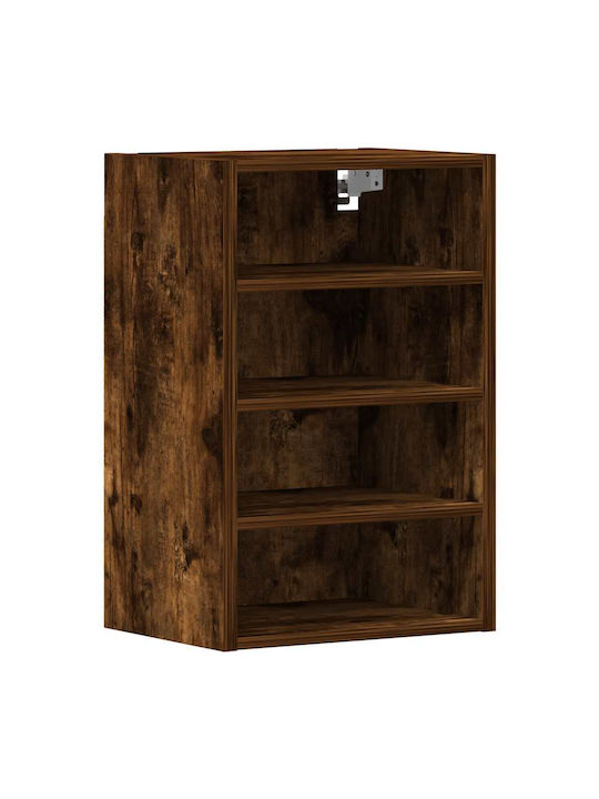 Wand Wohnzimmer Vitrine aus Spanplatte mit Glas Coffee 40x29.5x60cm