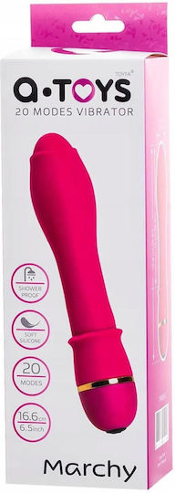 Klassisch Vibrator mit Fernbedienung 16.6cm Rosa