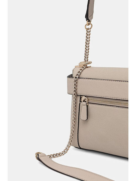 Damen Flap-Tasche Beige