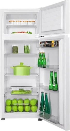 TCL Kühlschrank mit Doppeltür 207Es H144xB54.5xT55cm. Weiß RF207TWE1