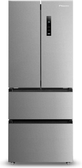 Inventor Ψυγείο Ντουλάπα 391lt Total NoFrost Υ178xΠ70.3xΒ68.6εκ. Inox PSF4D-17870INX