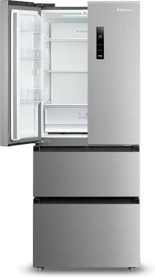 Inventor Ψυγείο Ντουλάπα 391lt Total NoFrost Υ178xΠ70.3xΒ68.6εκ. Inox PSF4D-17870INX