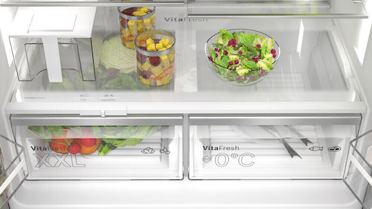 Bosch Хладилник Гардероб 574лт В183xШ90.5xД73.1см. Inox KFI96AXEA