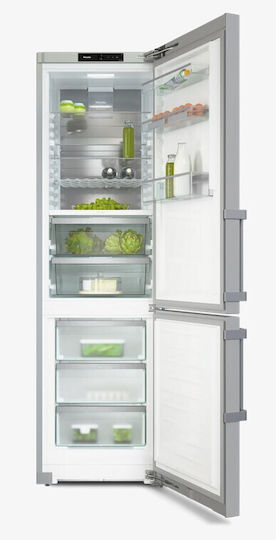 Miele Fridge-Freezer 361lt NoFrost H201.5xW59.7xD67.5cm Inox KFN 4799 AD 125