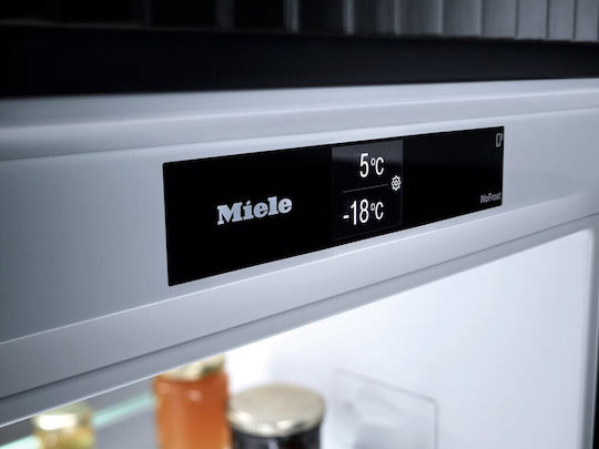 Miele Ψυγειοκαταψύκτης 255lt NoFrost Υ177xΠ55.9xΒ54.6εκ. Λευκός KFN 7785 C