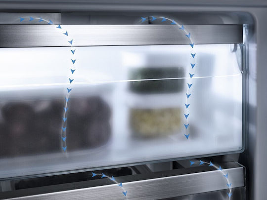 Miele Εντοιχιζόμενος Ψυγειοκαταψύκτης 253lt NoFrost Υ177xΠ54.1xΒ54.5εκ. Λευκός KFN 7733 E