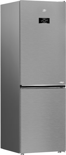 Beko Combină frigorifică 316lt NoFrost Î186.5xL59.5xA66.3cm. Inox B3RCNE364HXB