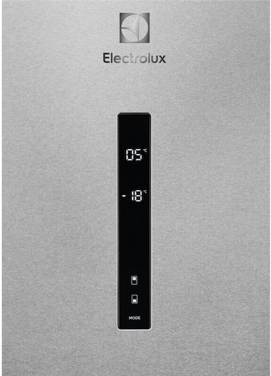 Electrolux Fridge-Freezer 367lt NoFrost H201xW59.5xD65cm Inox LNT7ME36X3