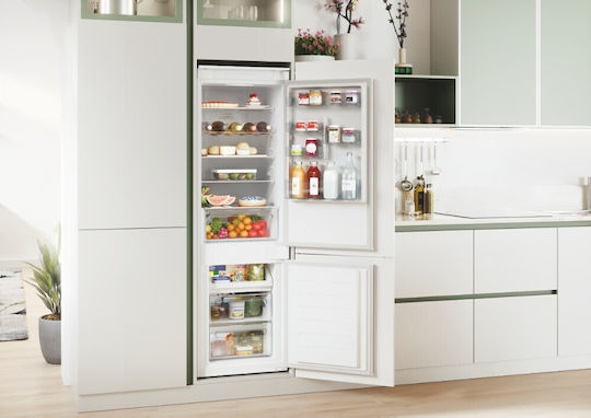 Candy Built-in Fridge-Freezer 248lt NoFrost H177.2xW54.5xD54cm White CBT3518EW