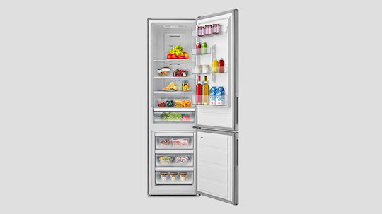 Inventor Ψυγειοκαταψύκτης 330lt Total NoFrost Υ201xΠ59.5xΒ63.5εκ. Inox PSM20060IN