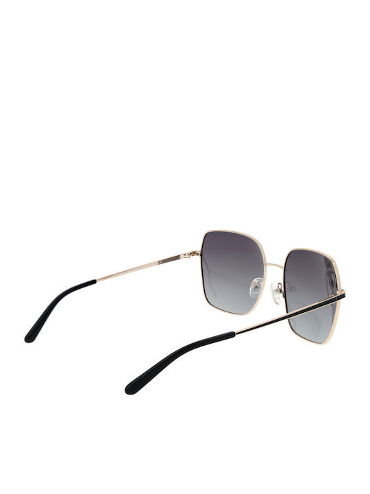 Skechers Women's Sunglasses with Gold Metal Frame and Gold Polarized Lens SE6266 5732D