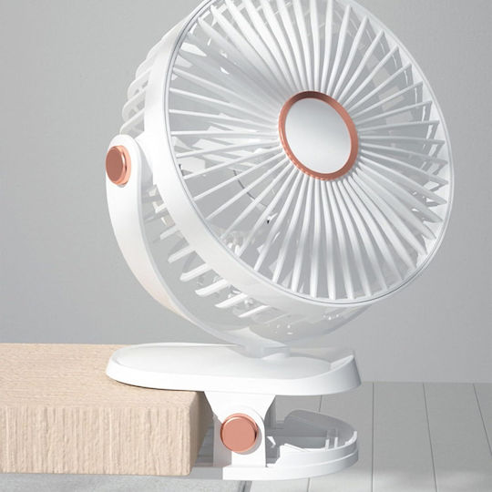 Ανεμιστηράκι USB 5W Λευκό CF-004.WHI