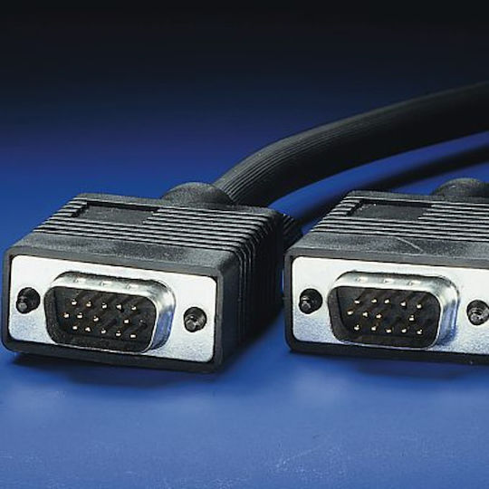 Roline VGA male to VGA male Black 6m Cable (11.04.5206)