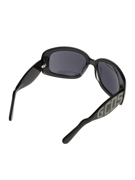 GCDS Unisex Γυαλιά Ηλίου με Μαύρο Κοκκάλινο Σκελετό και Μαύρο Φακό GD0030 05A