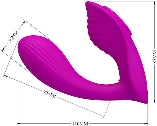Vibrator Kaninchen mit Fernbedienung 10cm