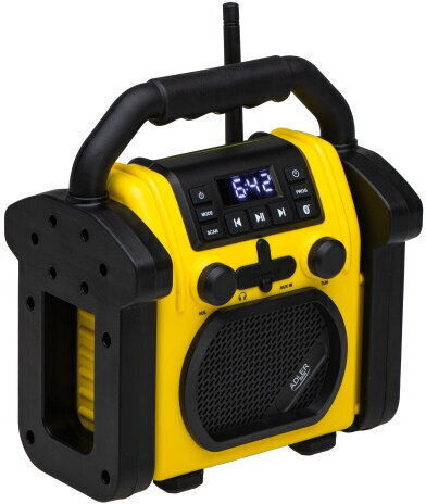 Adler AD1911 Tragbares Radio mit Bluetooth Gelb